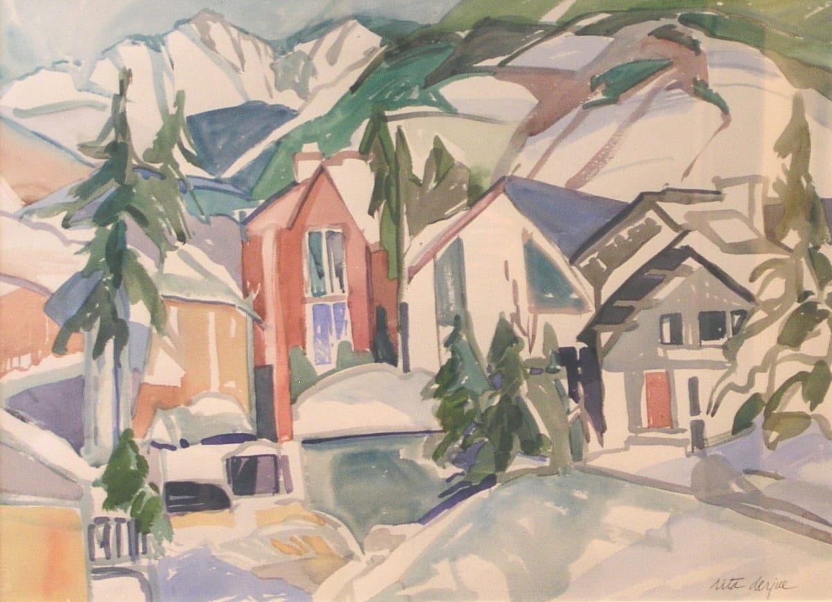 Vail Winter by rita derjue  Image: "Vail Winter," by rita derjue, c.2004