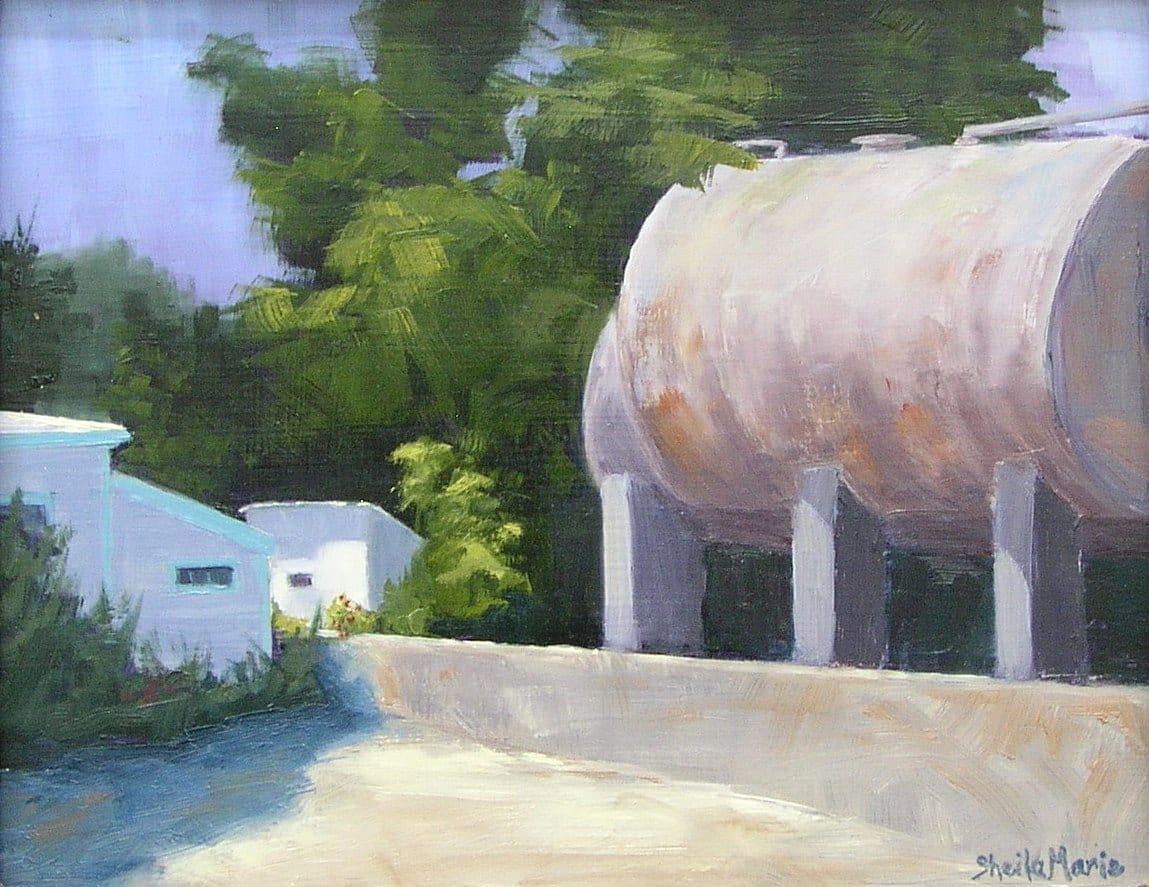 MacFarland Tank by Sheila Littlehorn  Image: "MacFarland Tank," by Sheila Littlehorn, c.2012