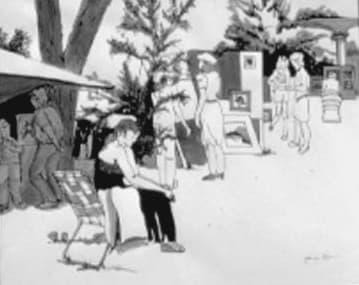 Western Welcome Week - Art Show in the Park by Nancy Kepner  Image: "Western Welcome Week - Art Show in the Park" by Nancy Kepner, 1977