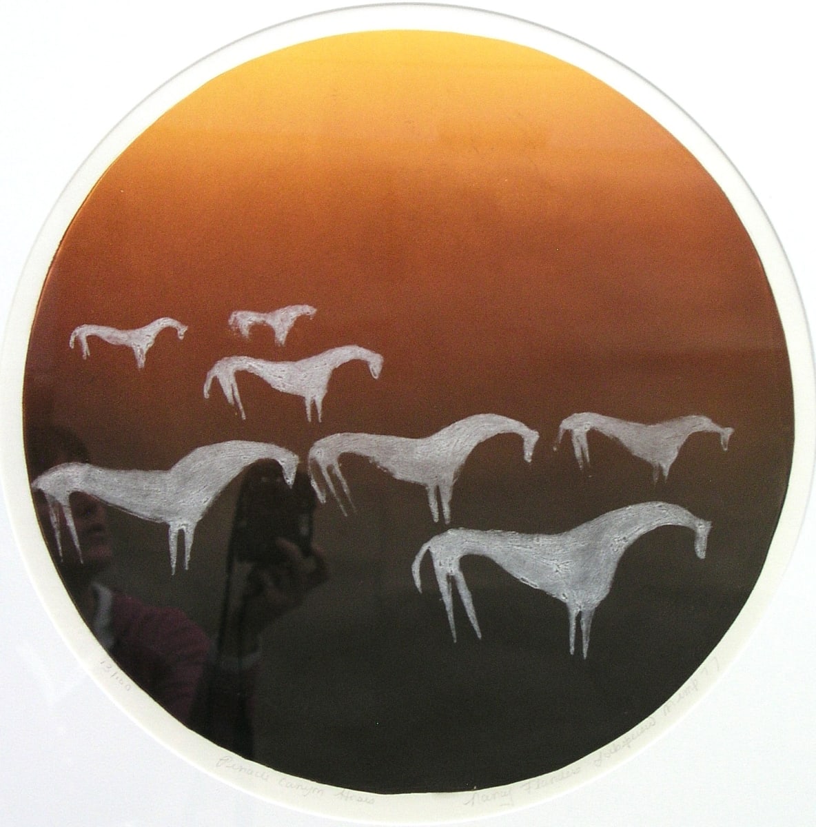 Pinacle Canyon Horses 13/100 by Nancy Flanders Lockspeiser  Image: "Pinacle Canyon Horses 13/100" by Nancy Flanders Lockspeiser, 1977