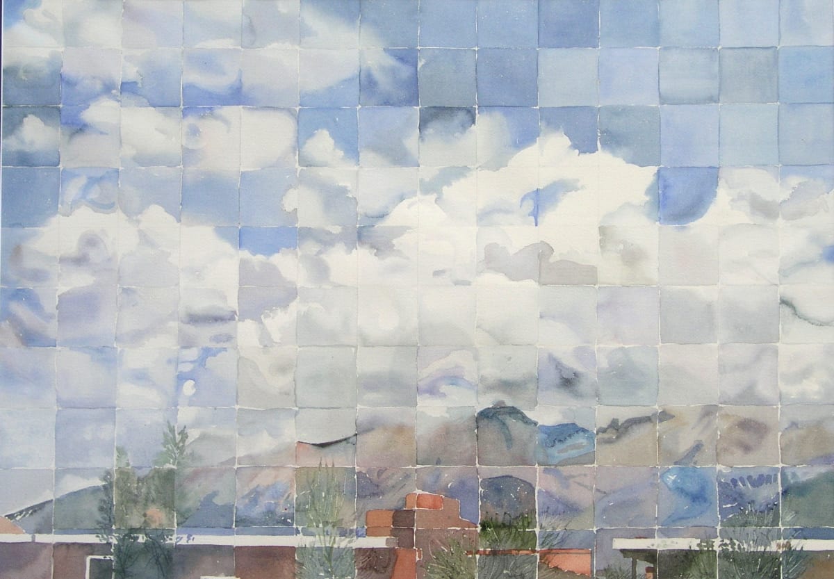 Fort Garland Clouds by Barbara Young  Image: "Fort Garland Clouds" by Barbara Young, 1983