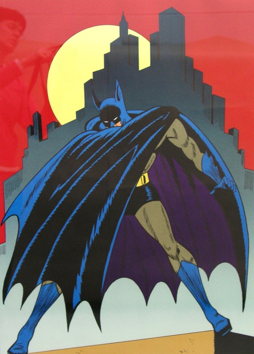 Batman by Bob Kane  Image: "Batman" by Bob Kane, c.1978. Edition 68/300