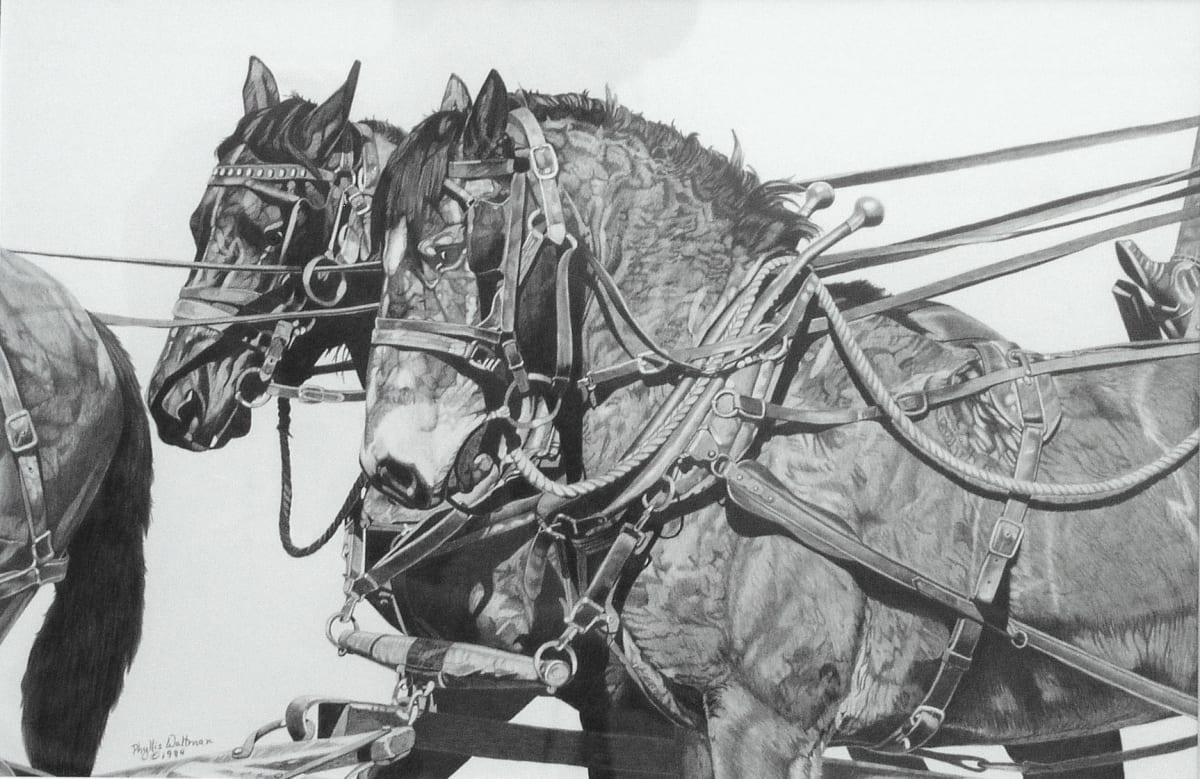 Jake and Bell by Phyllis Waltman  Image: "Jake and Bell" by Phyllis Waltman, 1984.