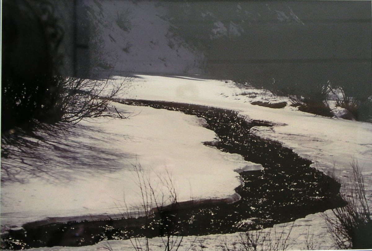Untitled - stream in snow by Joe McHenry  Image: "Untitled - stream in snow" by Joe McHenry, 1989.