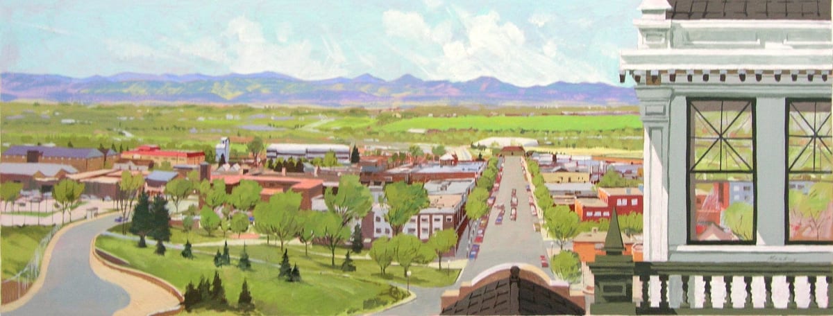 Downtown Littleton by Kim Mackey  Image: "Downtown Littleton" by Kim Mackey, 2001.