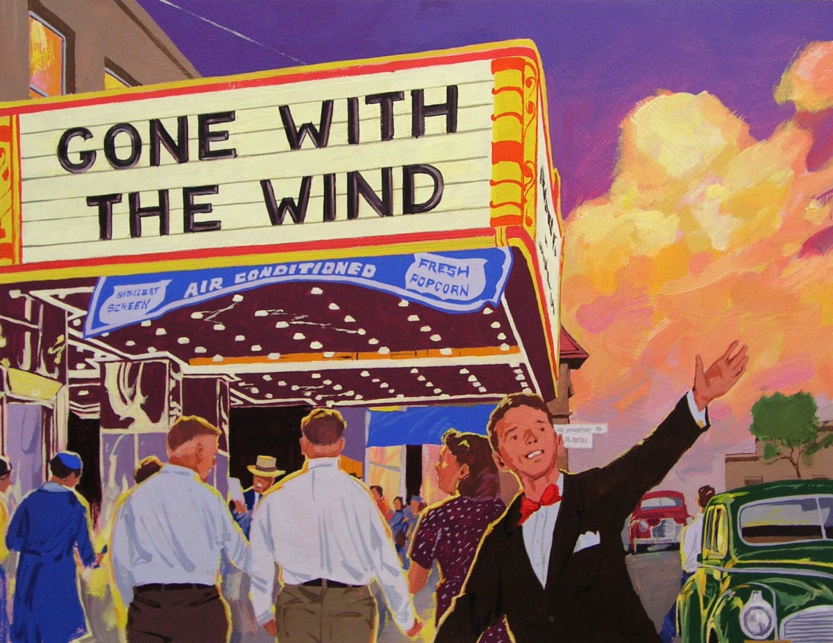 Saturday Night Movie by Kim Mackey  Image: "Saturday Night Movie" by Kim Mackey, 2001.