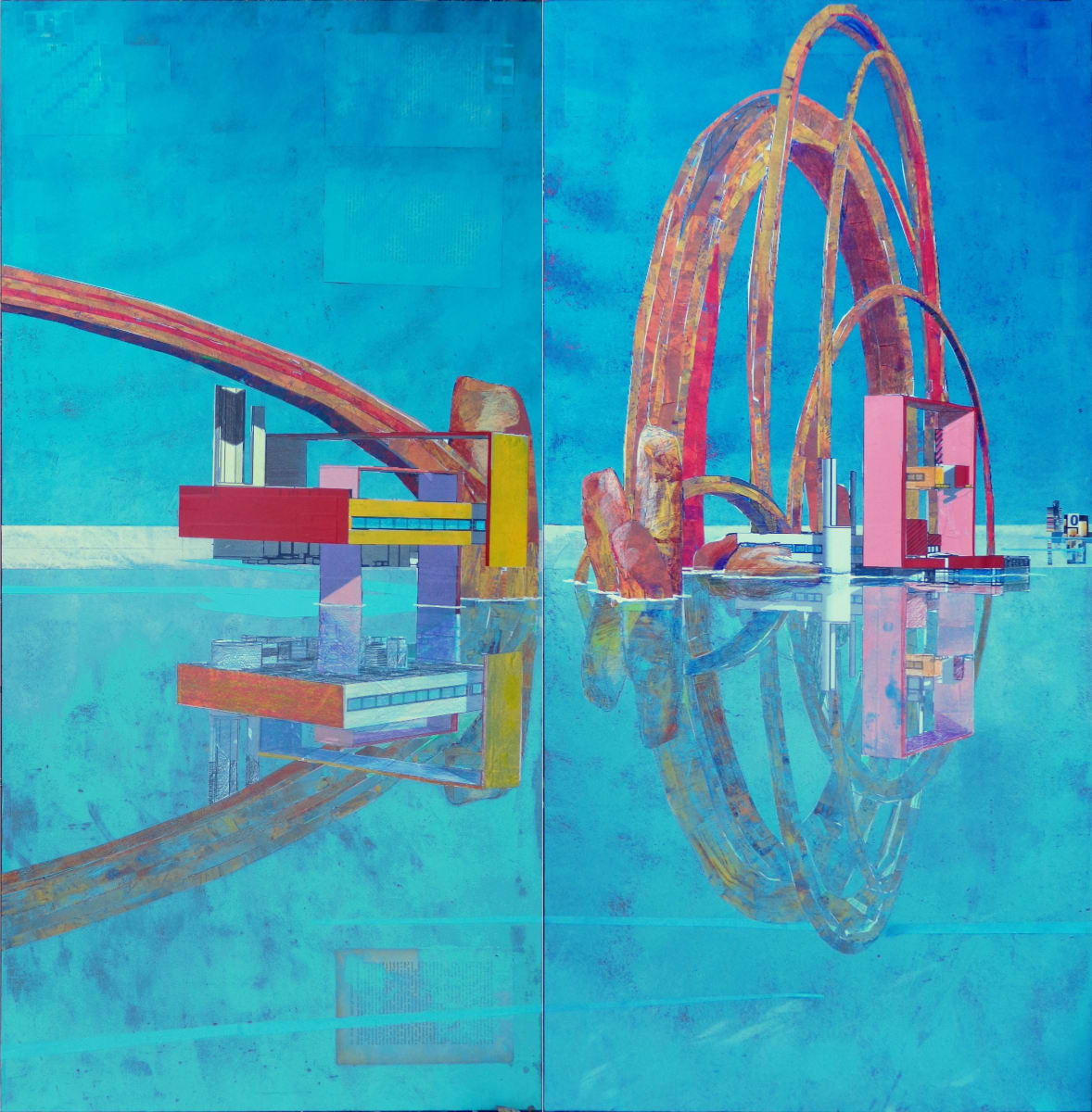 Sea Arches by Frederick Pichon  Image: "Sea Arches" by Frederick Pichon, 2016 (unframed)