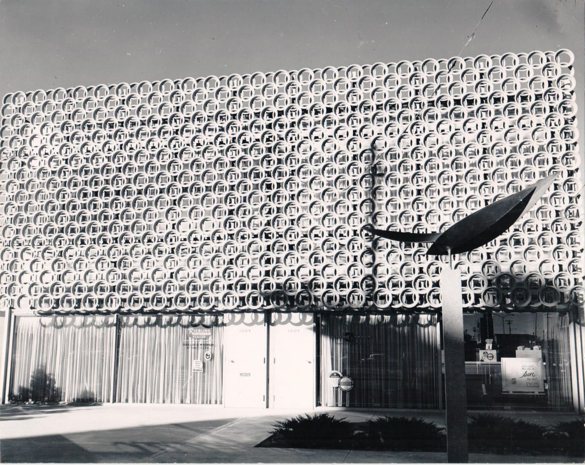 Littleton Savings and Loan Building screen by Robert Propst  Image: Littleton Savings and Loan Building screen, by Robert Propst, c.1965 (from the Joseph Marlow Collection, courtesy Littleton Museum, PHOT.03262)