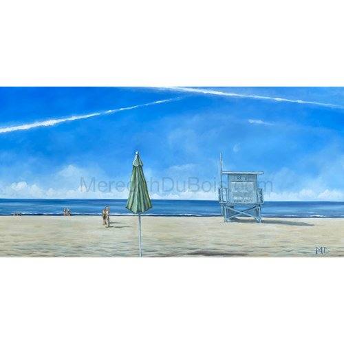 The Green Umbrella by Meredith  dubois  Image: In this price the green unreal symbolized balance between man and nature.  We must have respect for our ocean.  The ocean is and living and breathing element of the would and we are privileged to be able to dip our toe in it.  stay balanced 