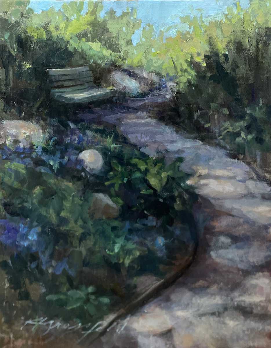 Along a Shady Path by Katherine Grossfeld, Image 1.