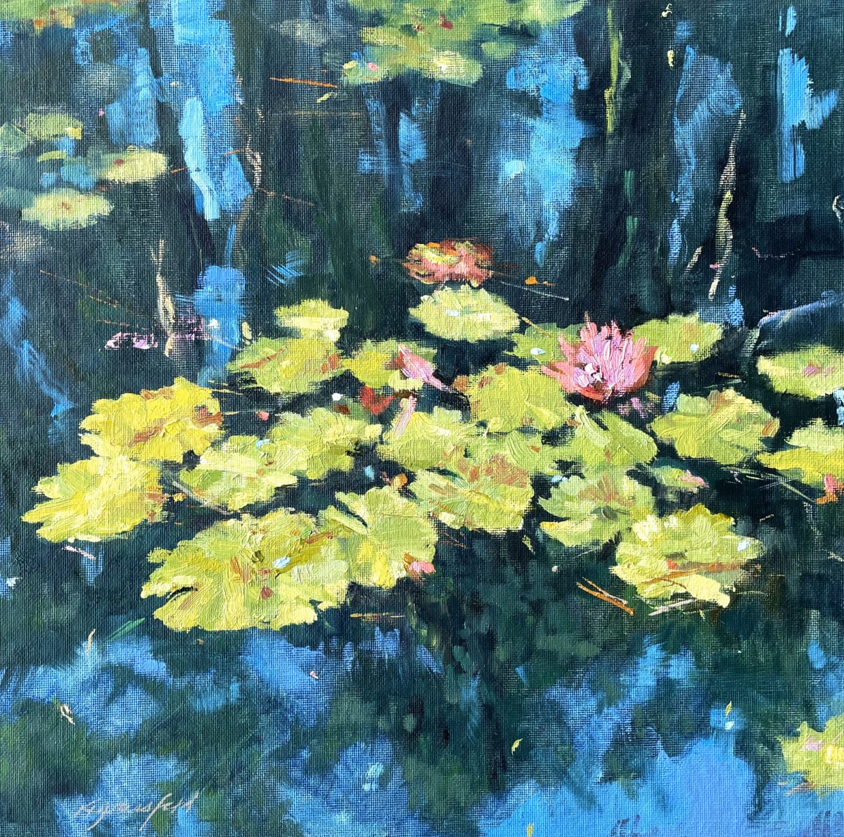 Rippled Pond by Katherine Grossfeld 