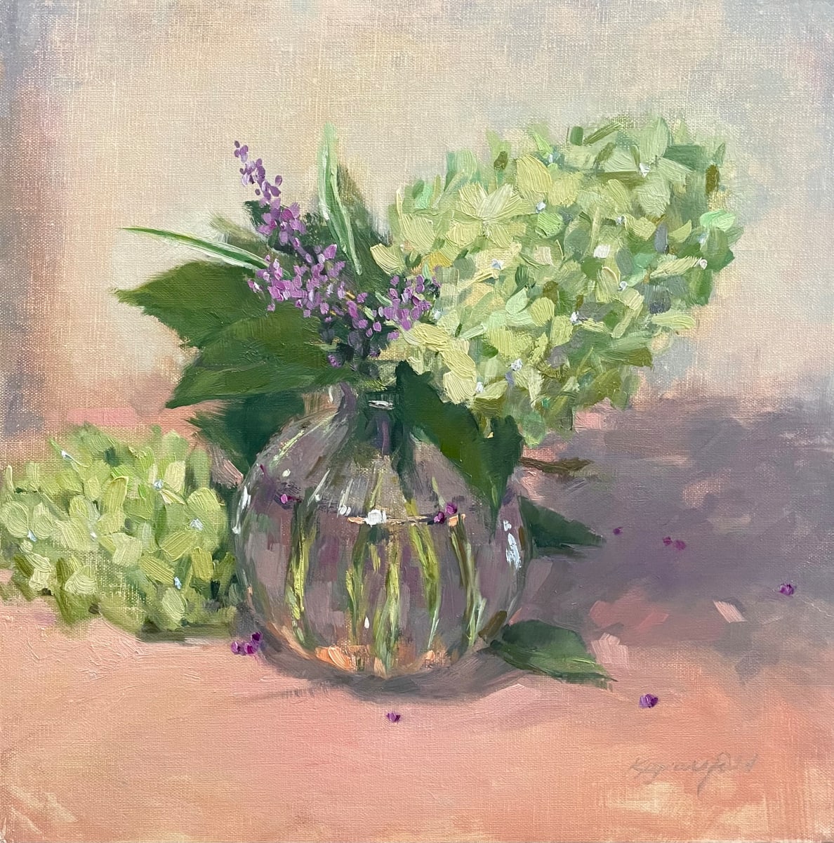 Rippled Vase by Katherine Grossfeld 