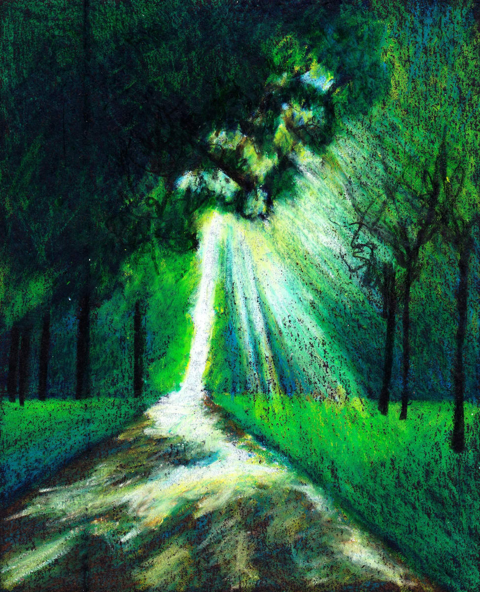 Road Into Summer by Robin Chappell  Image: A country walk, green seeming forever, leading to who knows where... 