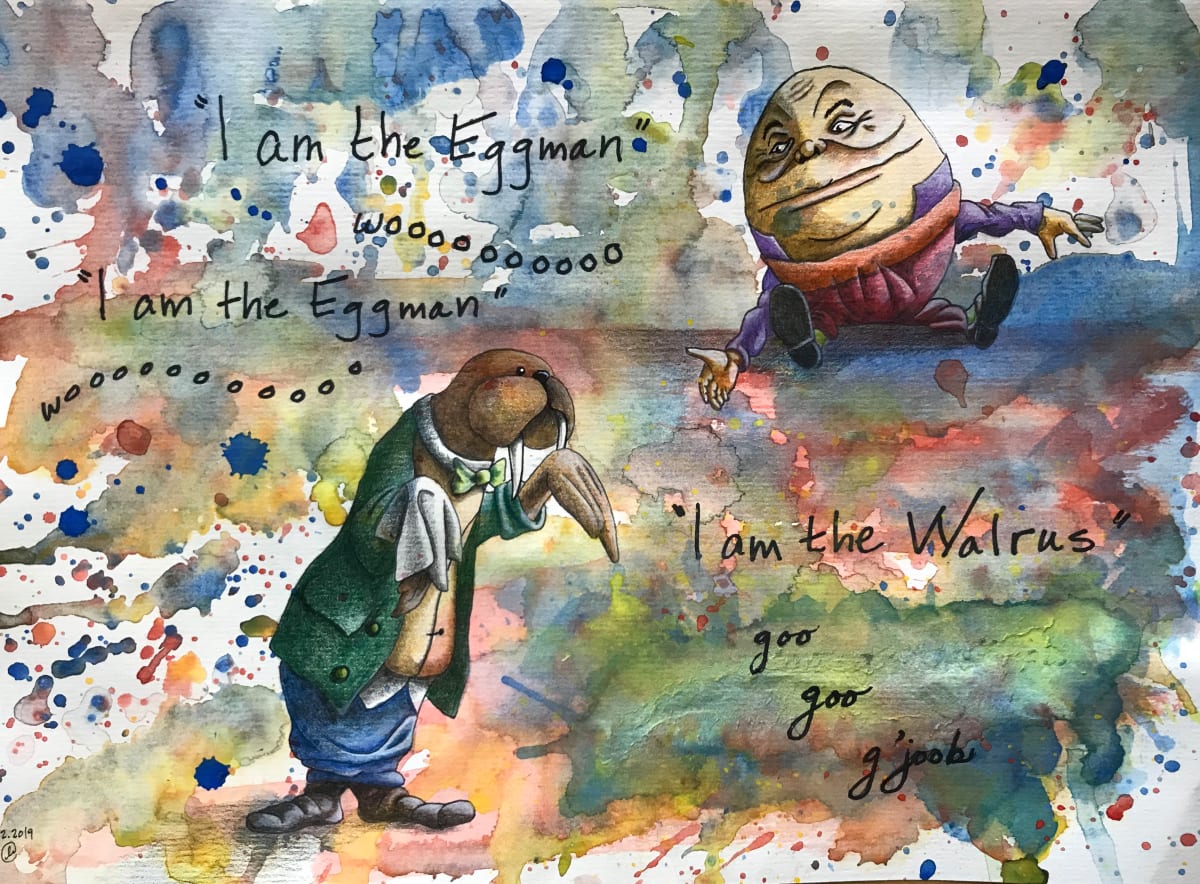 #20 Humpty Dumpty & The Walrus by Linda Chido 