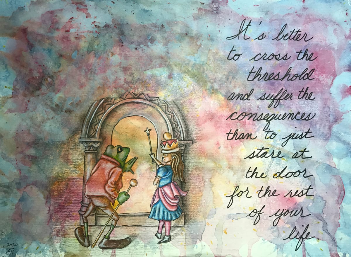 #16 Alice & The Frog by Linda Chido 