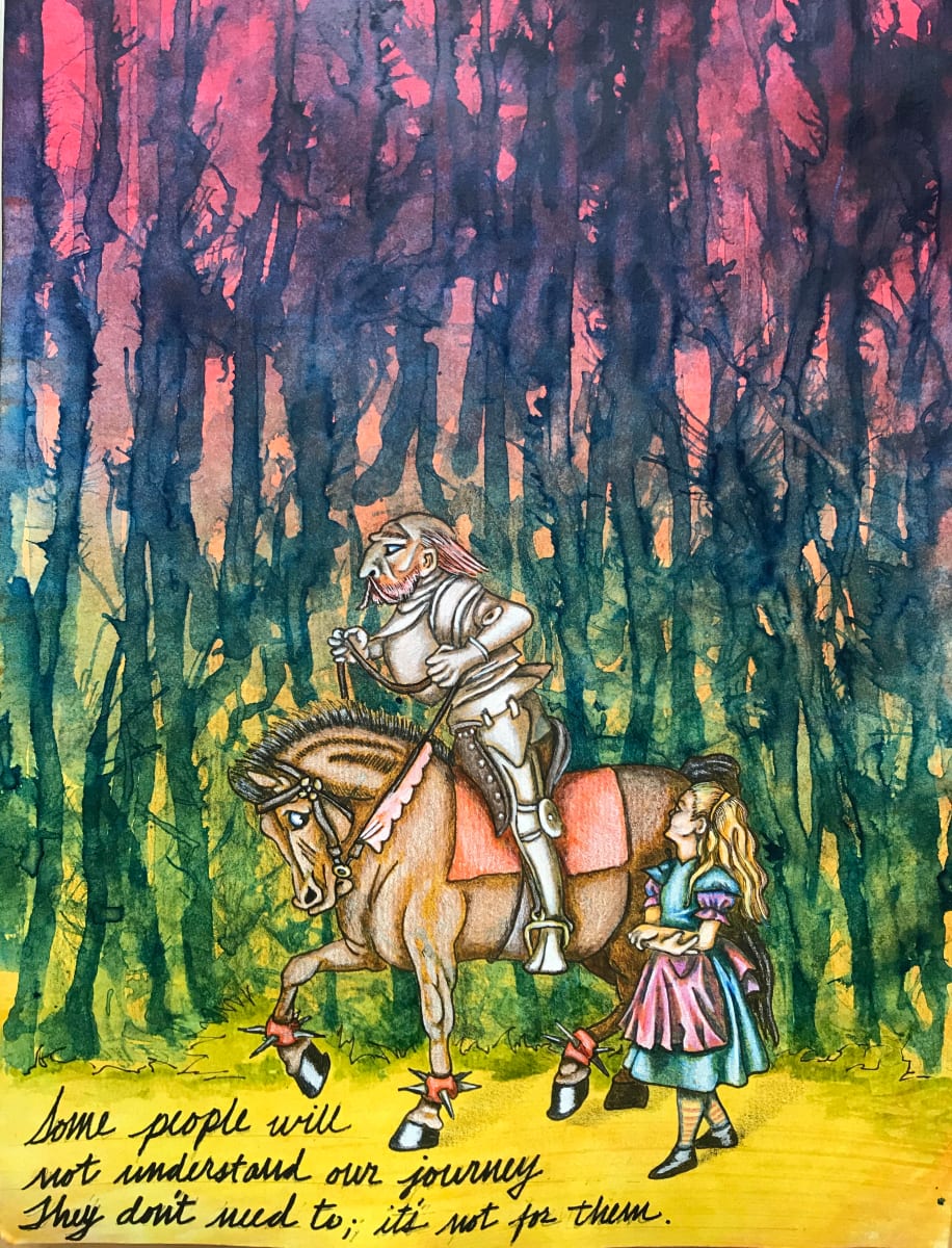 #22 Alice & The White Knight by Linda Chido 