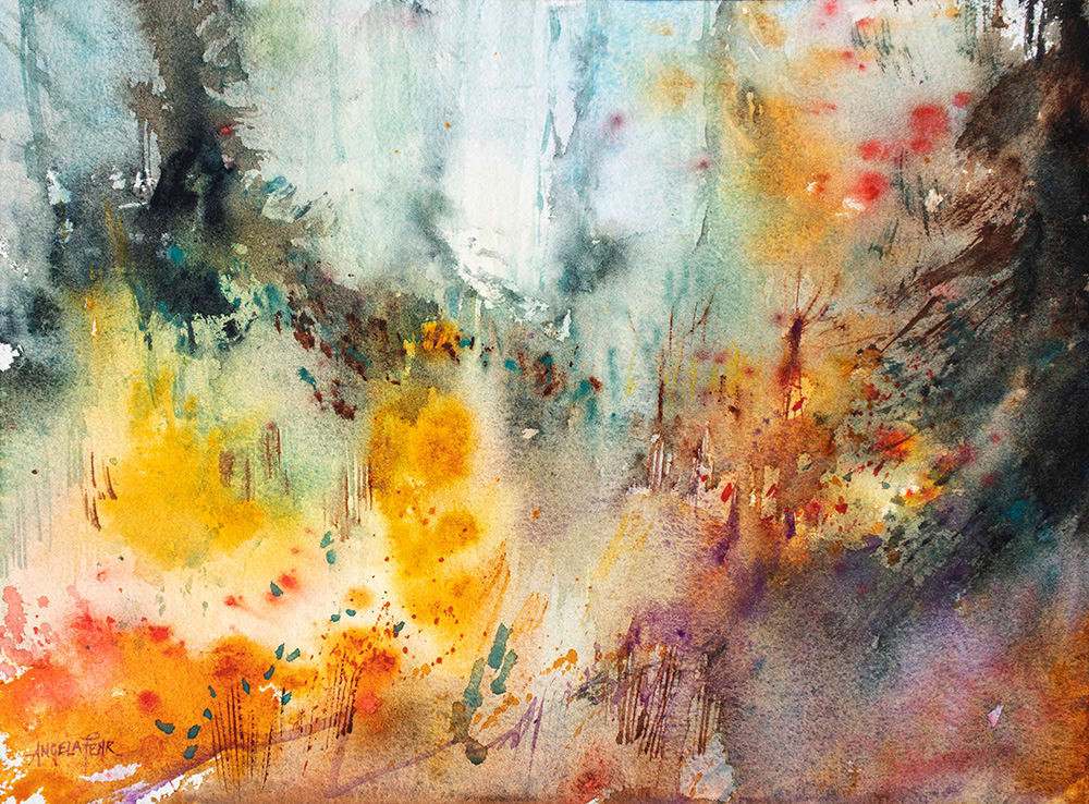 Veils of Gold by Angela Fehr 