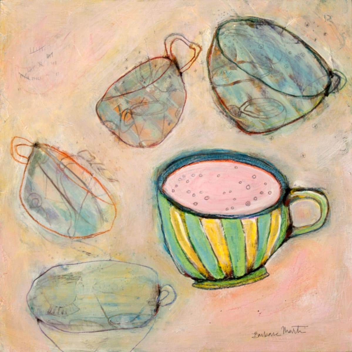 Spinning Cups by Barbara Martin, Image 1.