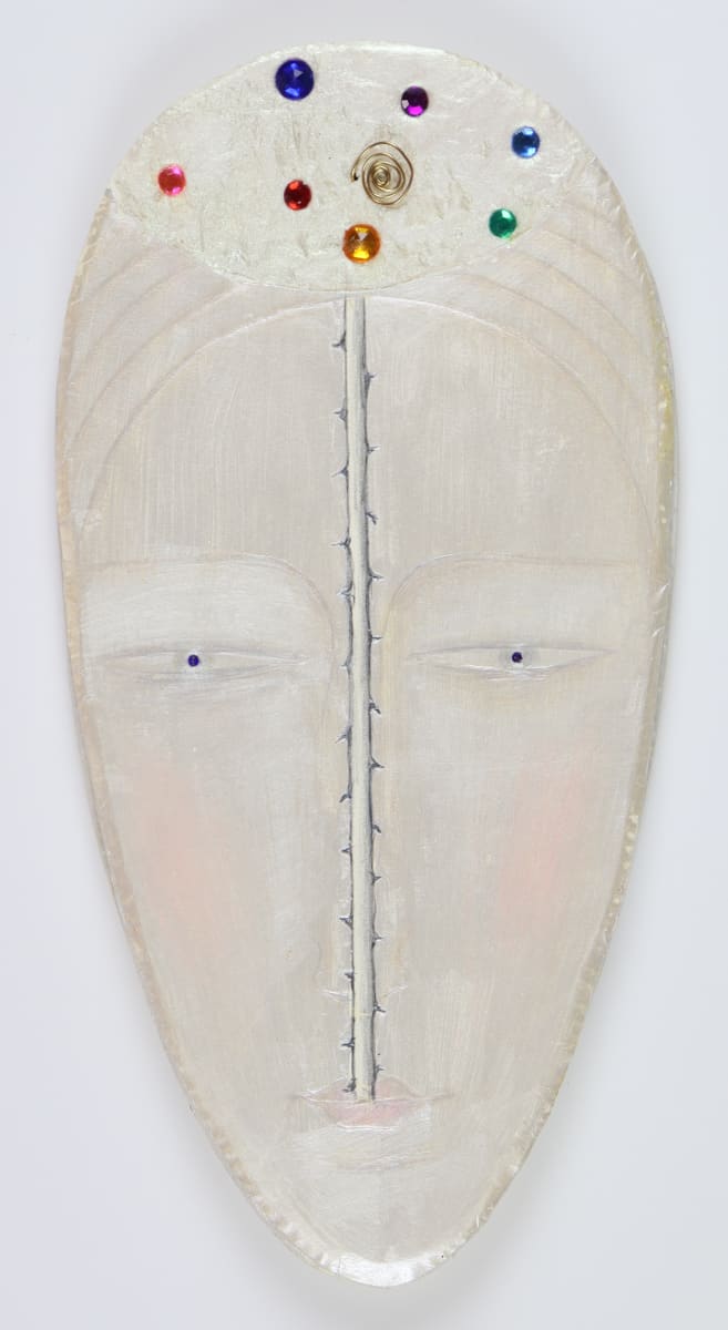 Untitled  ("Buddha" Faces Wall Sculpture Series) by Audra Skuodas 