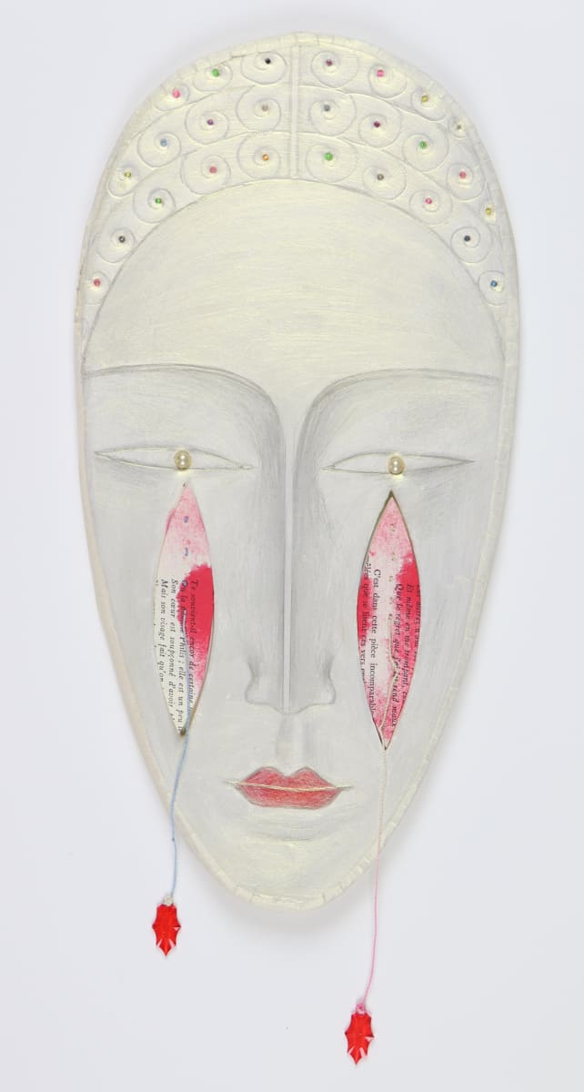 Untitled  ("Buddha" Faces Wall Sculpture series) by Audra Skuodas 