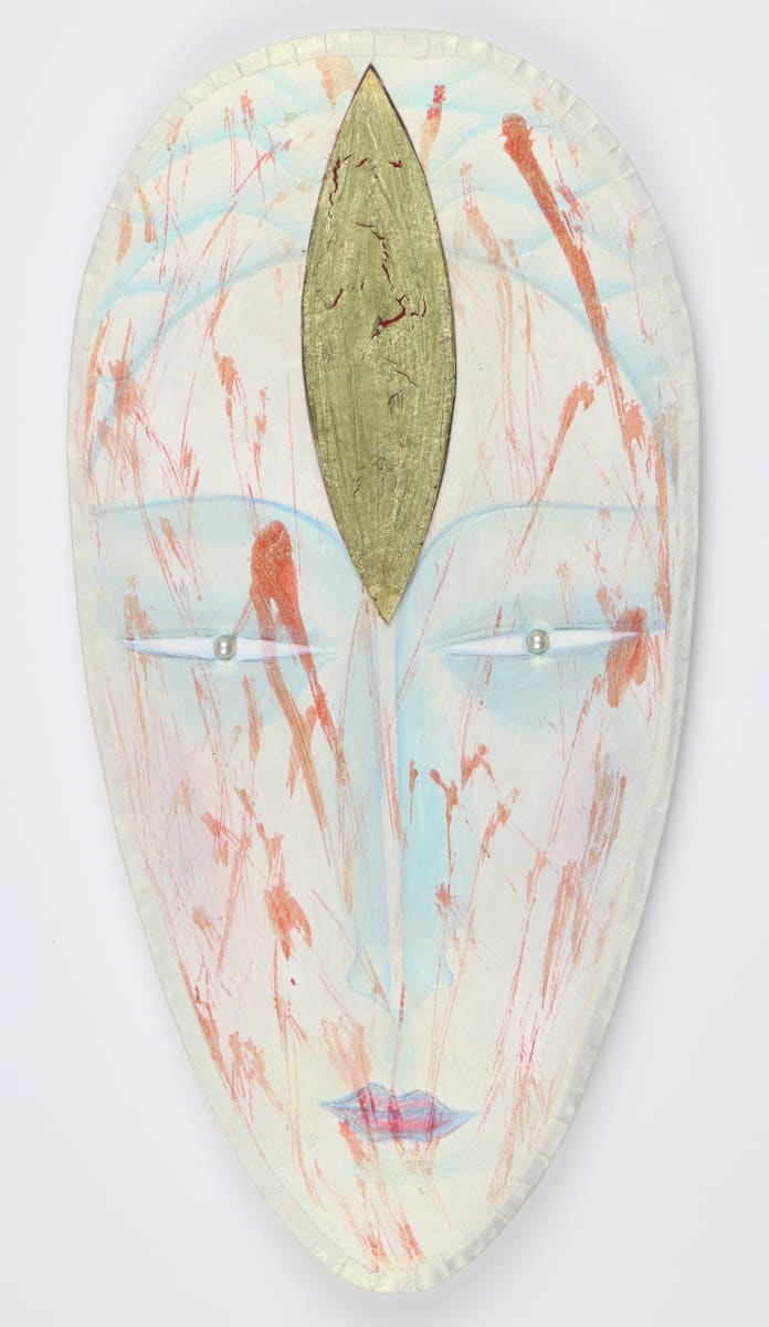 Untitled  ("Buddha" Faces Wall Sculpture series) by Audra Skuodas 