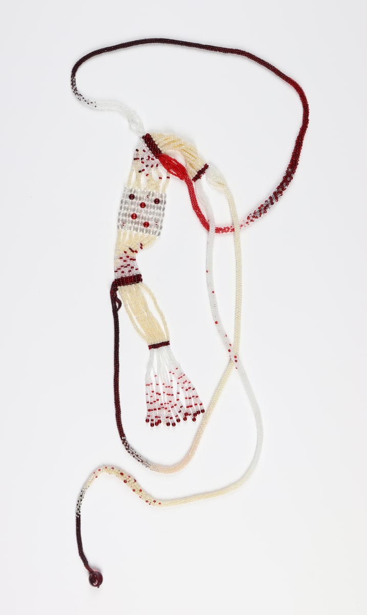 Untitled (Peyote style necklace) by Audra Skuodas  Image: Hand beaded peyote style necklace