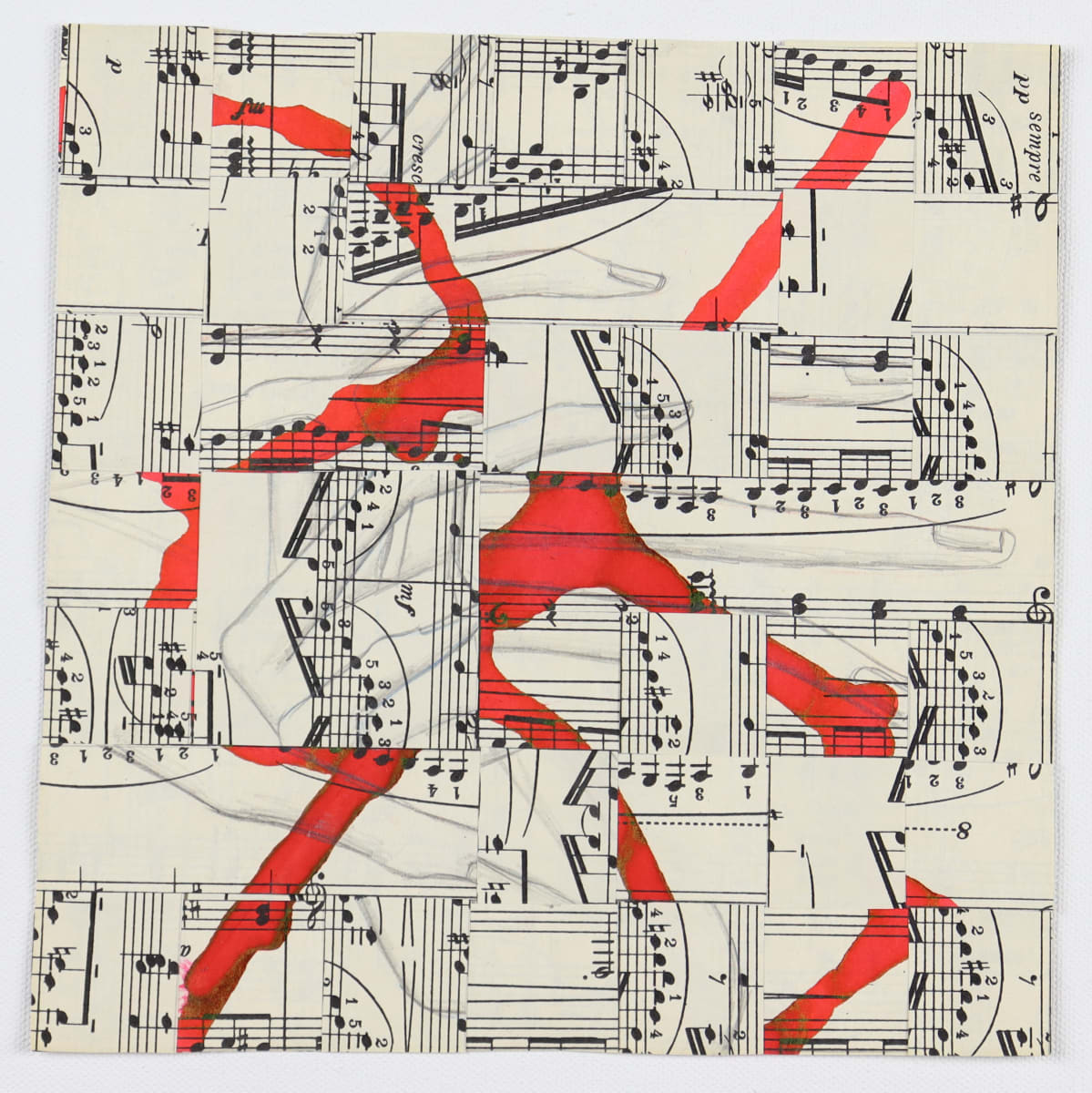 Untitled (Small Woven Collage) by Audra Skuodas 
