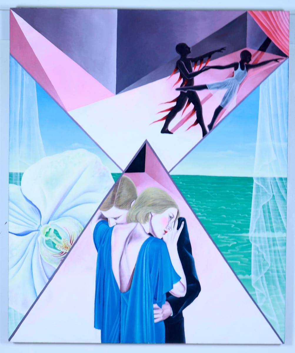 Couple with Dancer and Flower by Audra Skuodas 