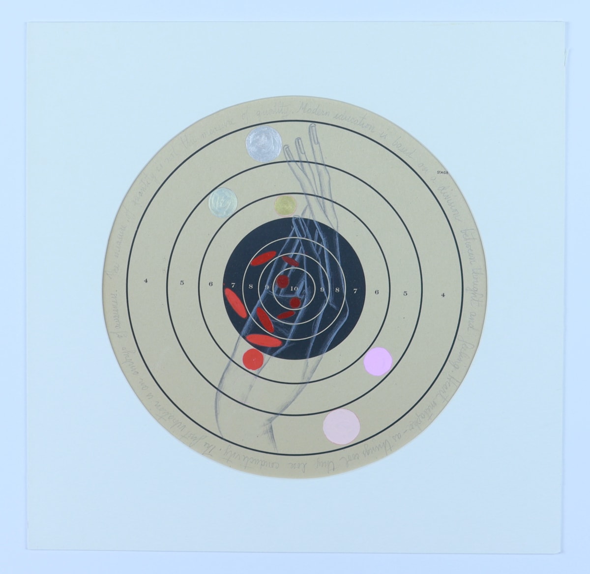 Untitled by Audra Skuodas  Image: The measure of quantity is not the measure of quality.  Modern education is based on a division between thought and feeling.  Heart metaphor -- as things cool they lose conductivity.  The first vibration is an embryo of awareness.  