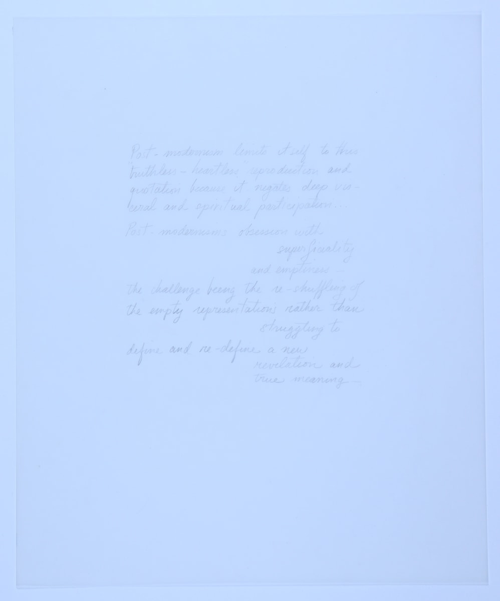 Untitled by Audra Skuodas  Image: And the fragrance of that knowledge penetrates our thick bodies and goes through walls. . . . 