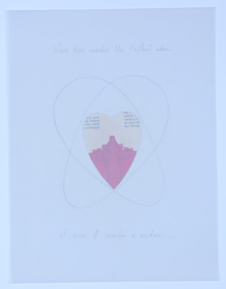 Untitled by Audra Skuodas  Image: When love reaces the farthest edge of excess it reaches a wisdom. . .