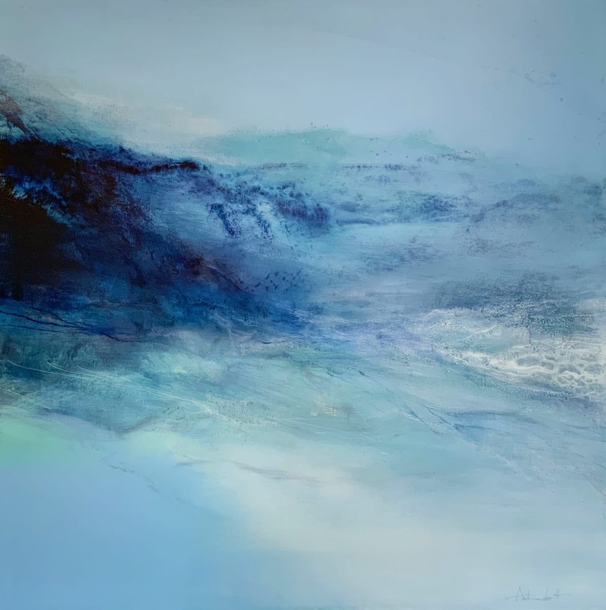 Impression bleue by Caroline Archambault 