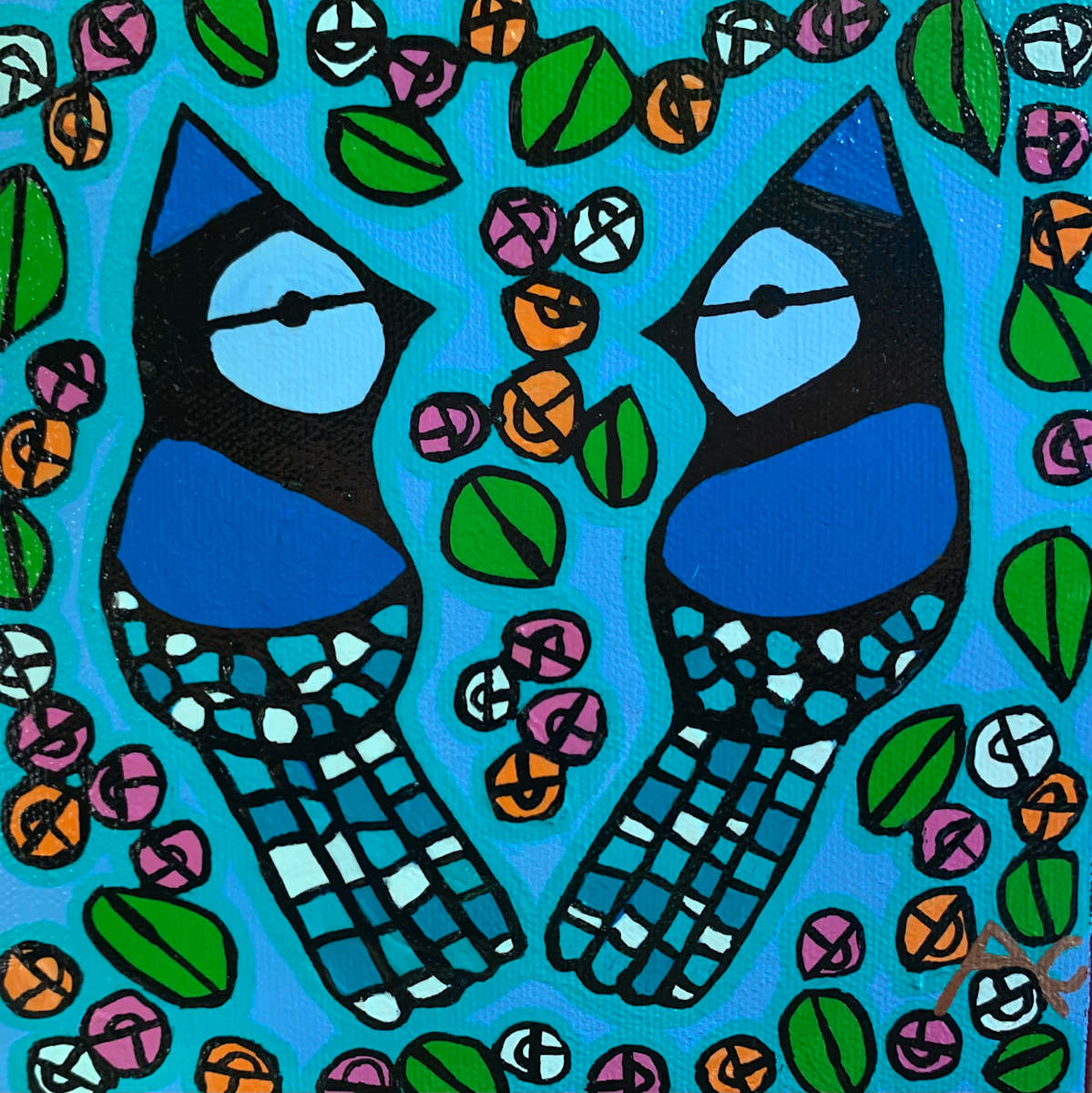 2 bb blue jays by Andrée  Chartrand 