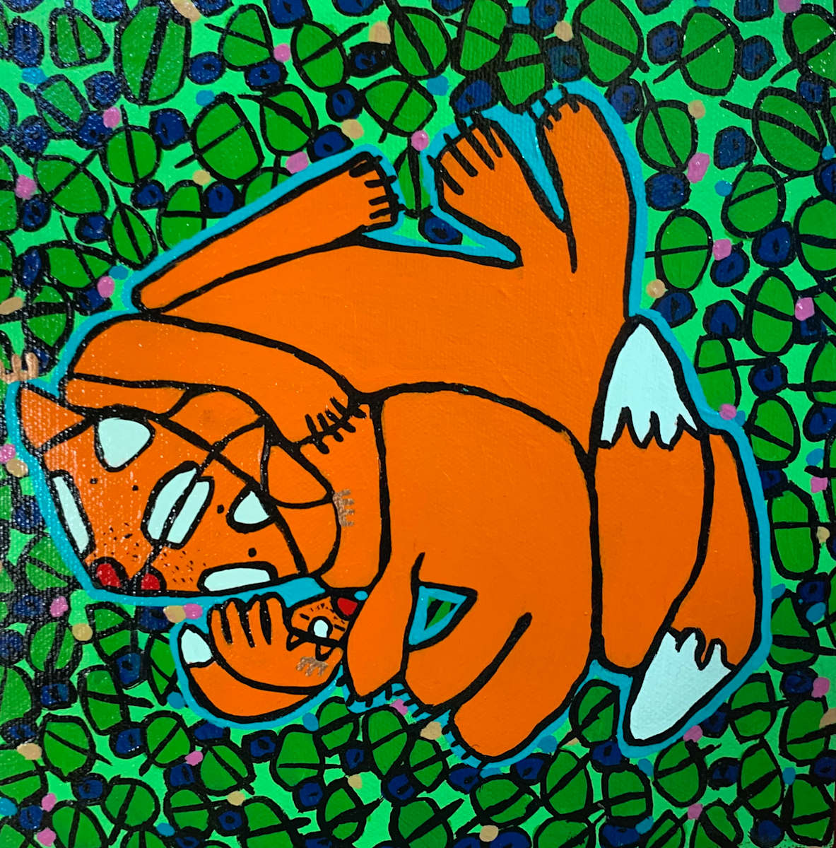 Backwards hand holding #777 by Andrée  Chartrand 