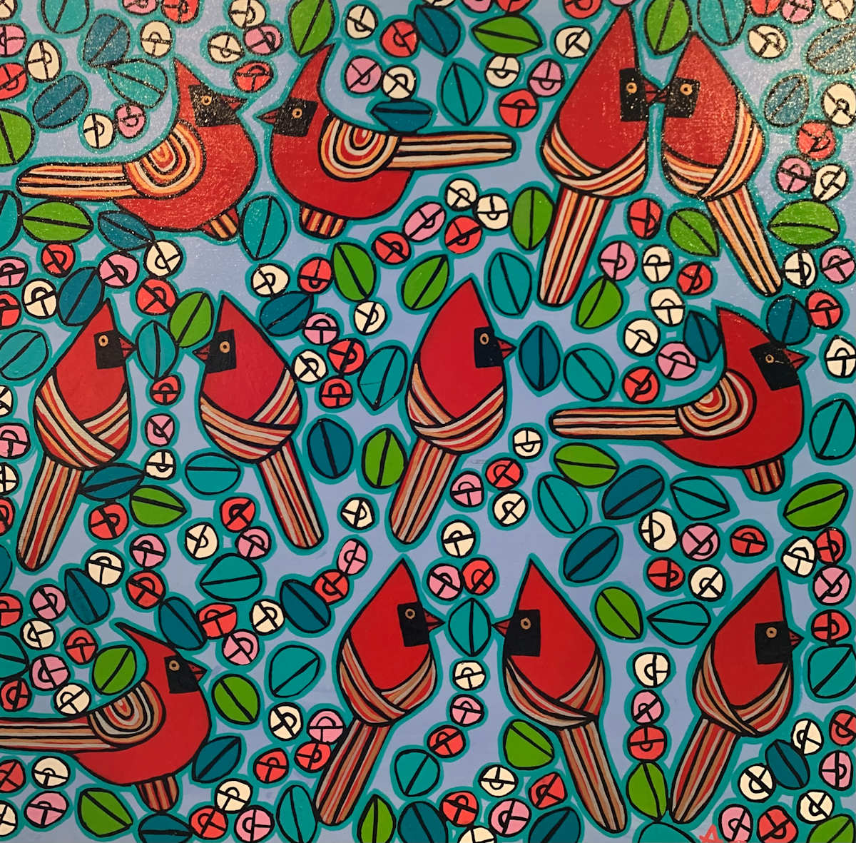Cardinals delight #701 by Andrée  Chartrand 