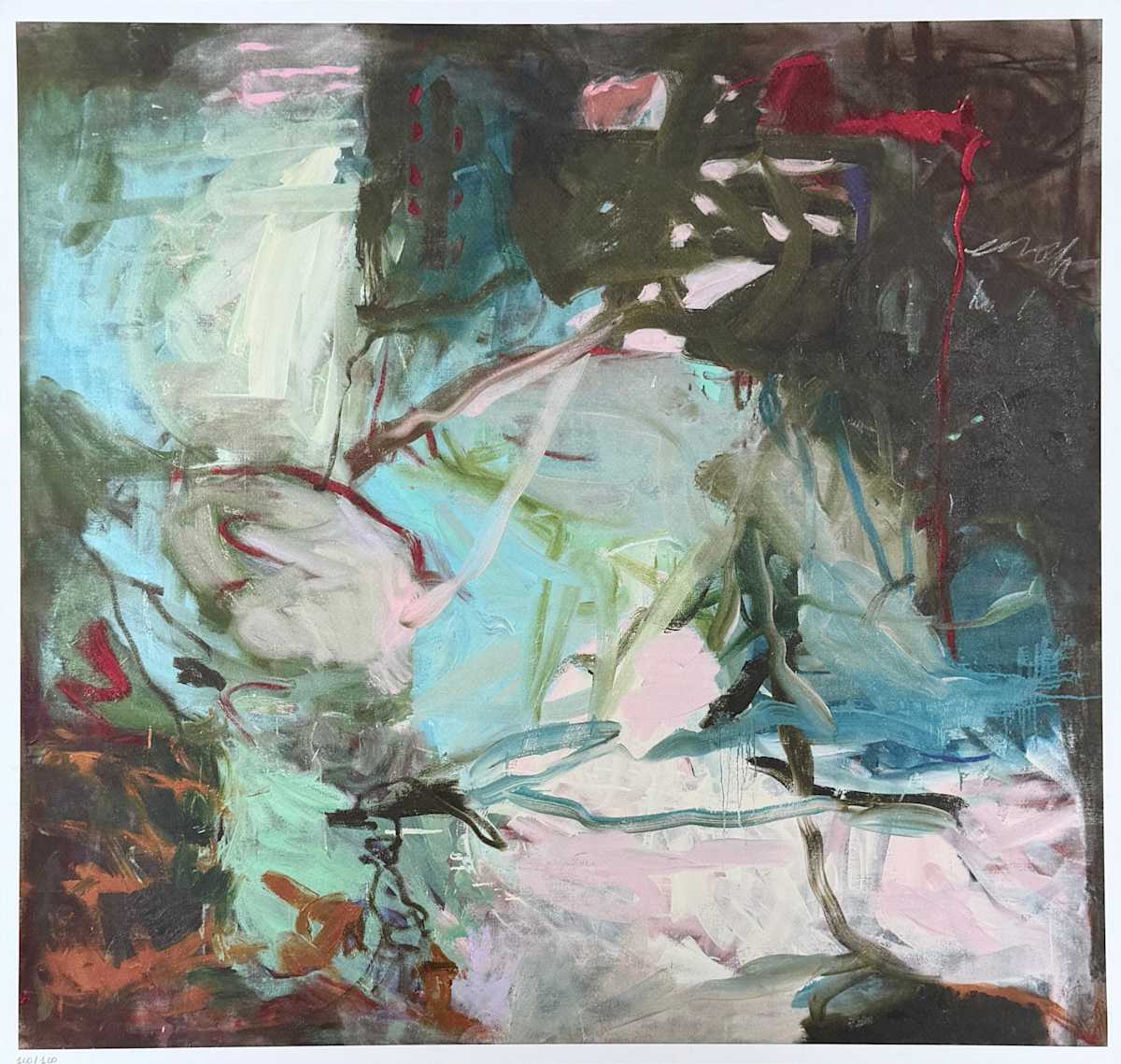 Lithograph ‚So Much To Hold On To‘ by Petra Schott, Image 3.