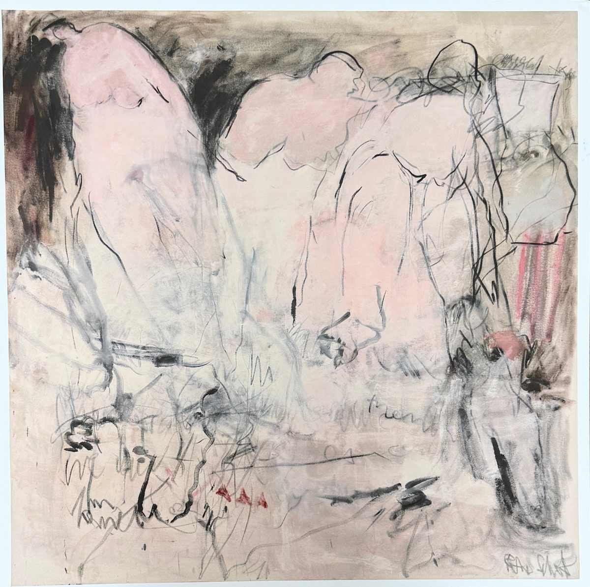 Lithograph:  ‚Her Dance‘ by Petra Schott, Image 4.