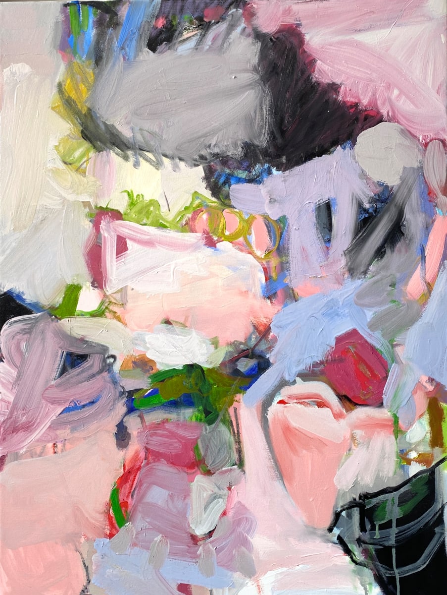 Spring alphabet XV, 80x60x4,5cm by Petra Schott, Image 1.