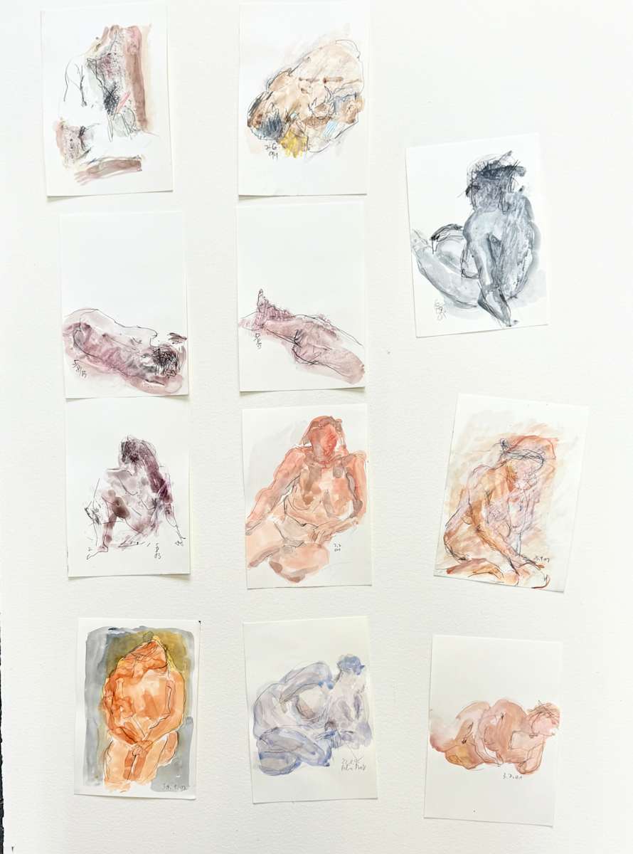 Nude drawing by Petra Schott, Image 1.
