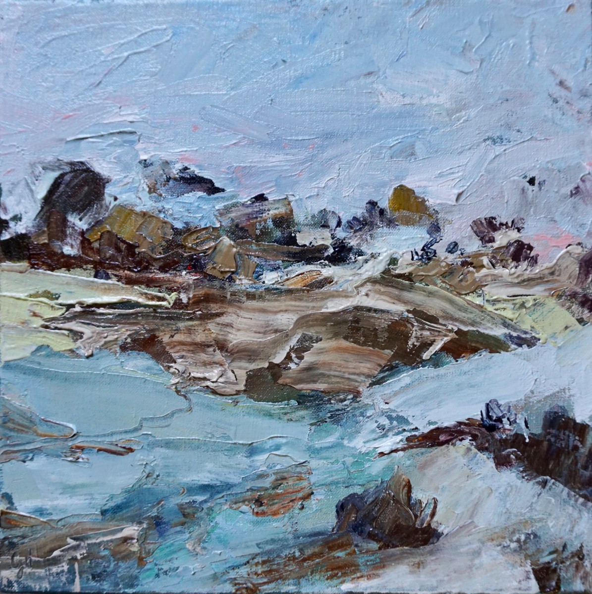 Bluff Hill Evening by Gillian Hughes 