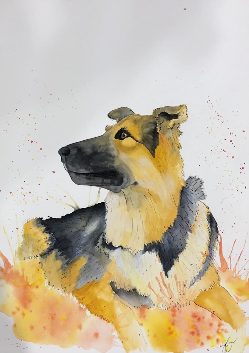 Nestled Among The Hay Bales by Elizabeth Cooper 