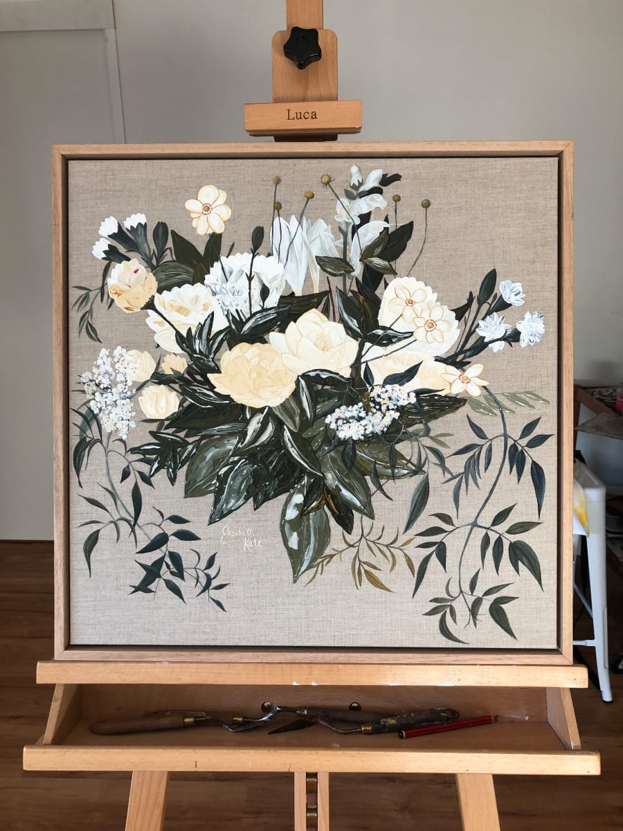 White Wedding Bouquet by Elizabeth Cooper 