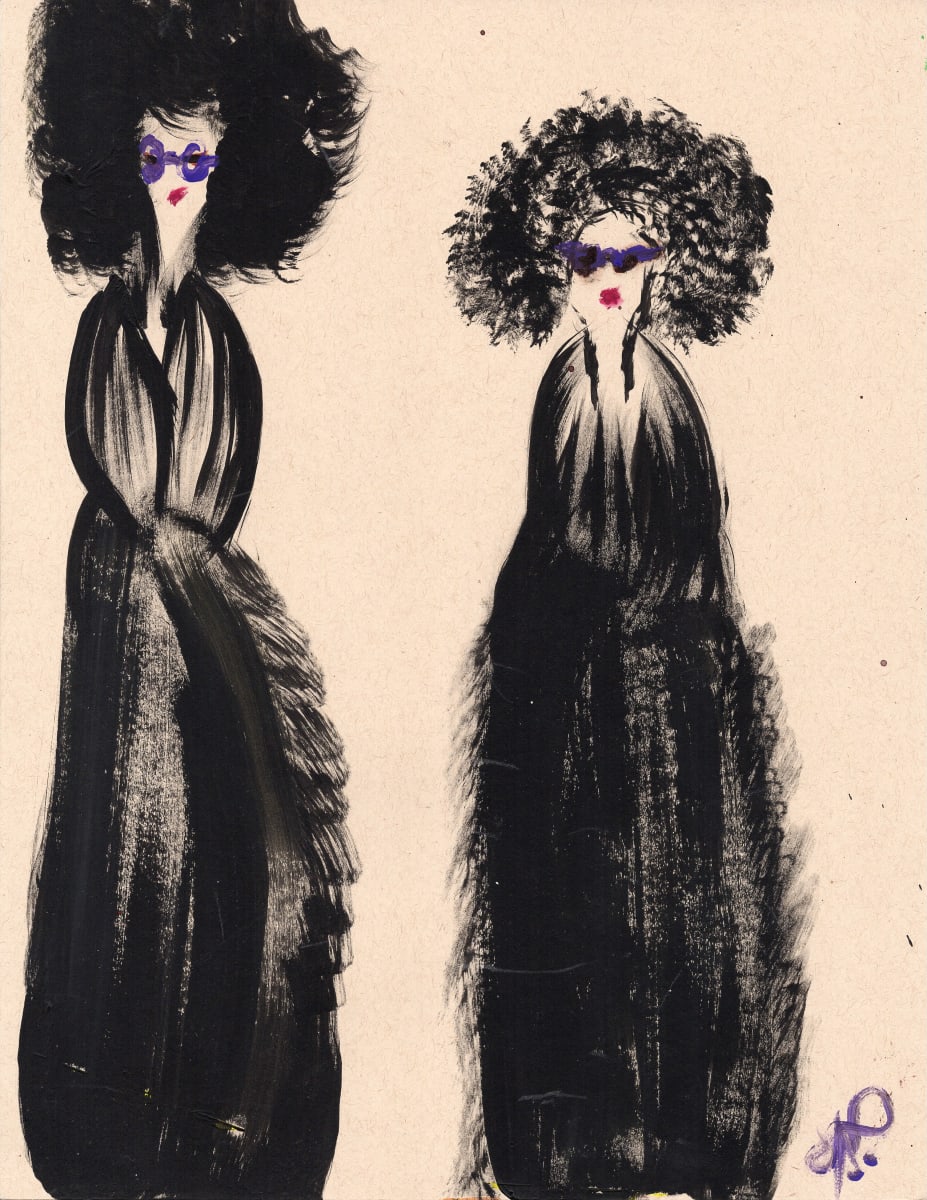 The Gossiping Ladies by Natalia Pereira 