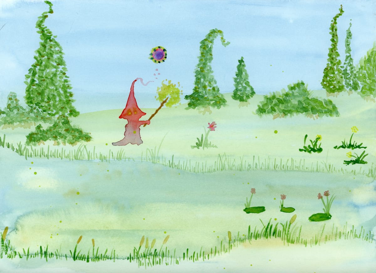 Remembering Magic by Jairus Bilo  Image: Remembering Magic - 12x9 - Watercolour