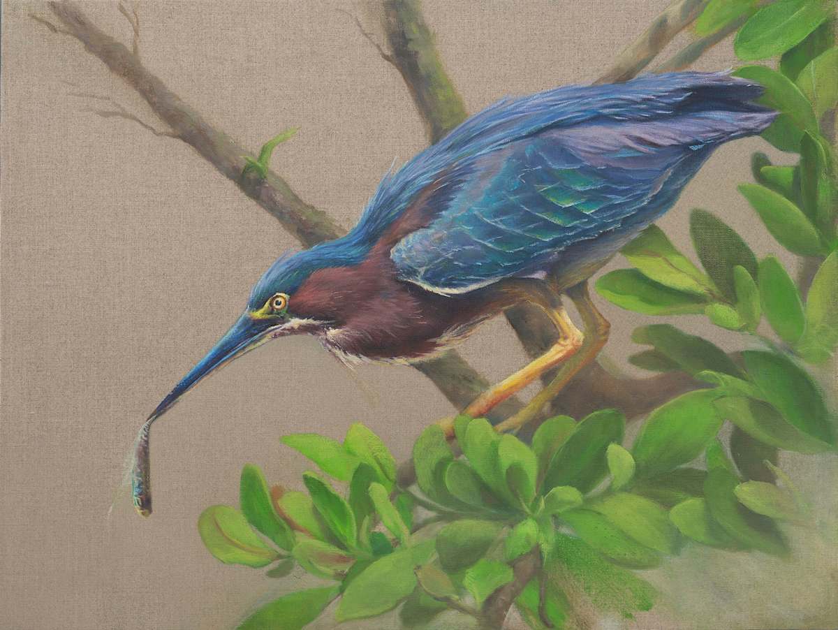 Little Green Hunter by Michaelann Bellerjeau, Image 1.