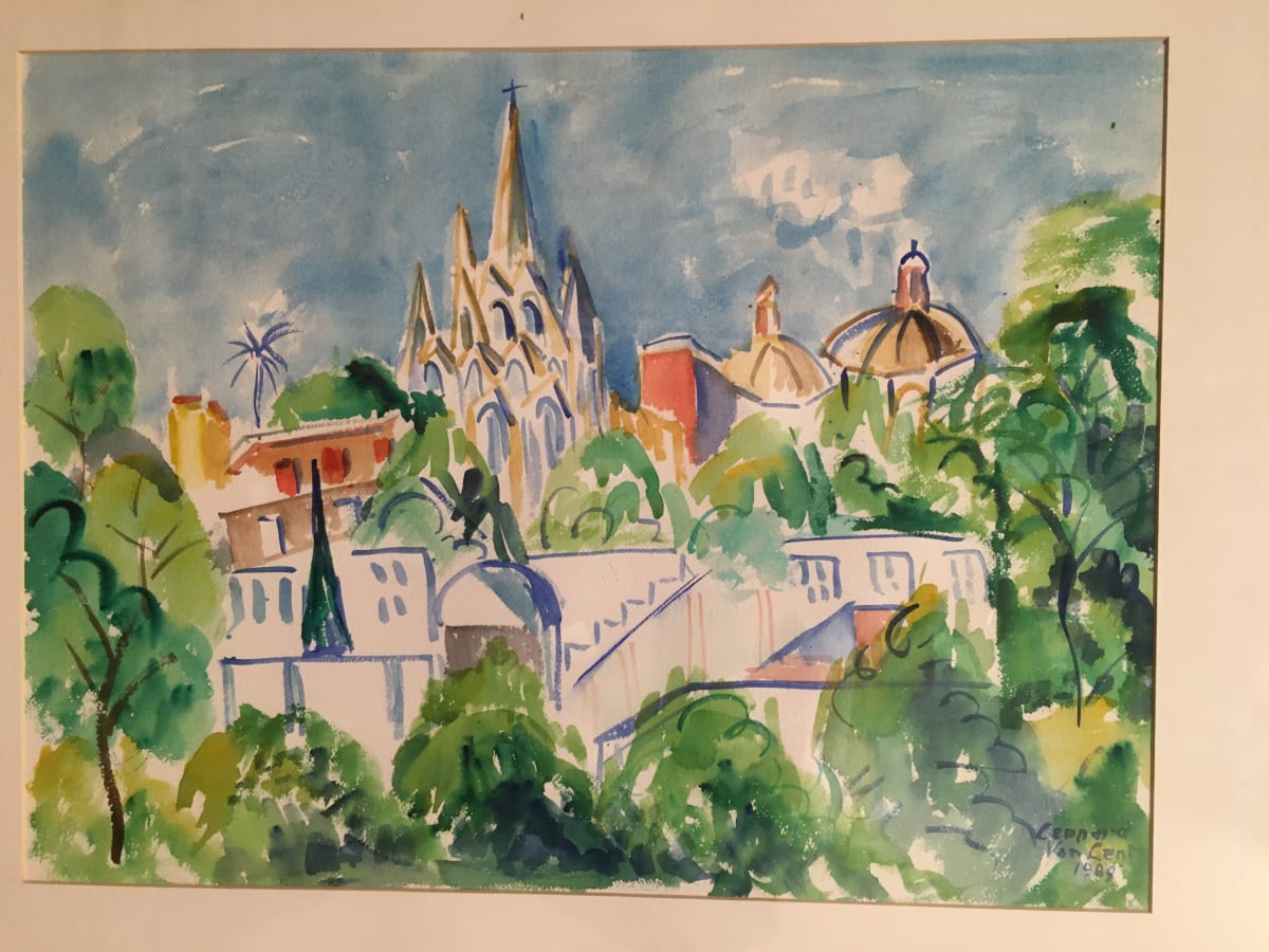 Landscape with Domed Buildinggs by C. van Lent 