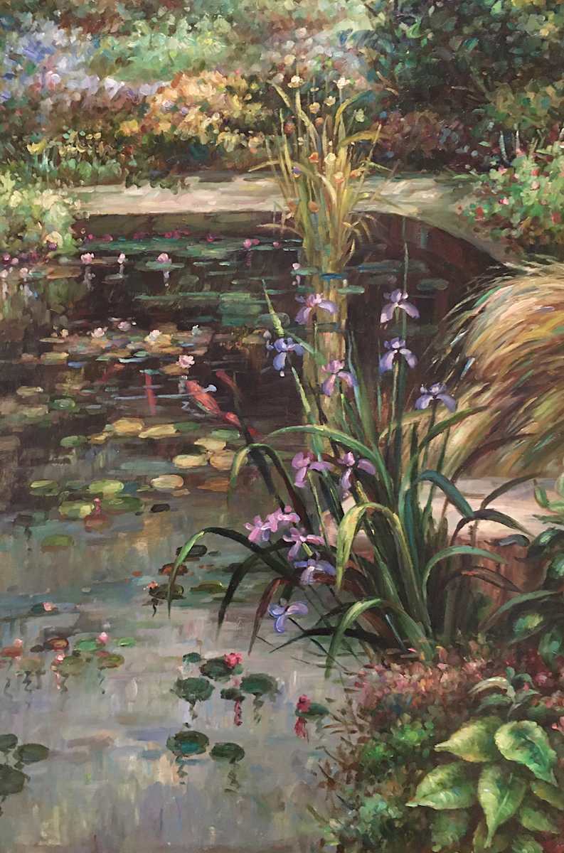 Water Lilies and Surrounding plants by Castanda, Image 1.