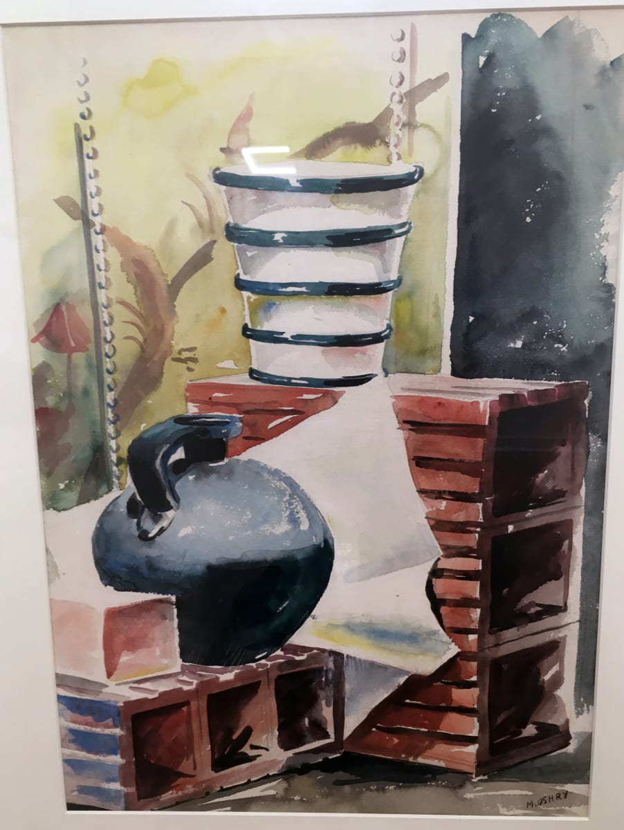 Still Life with Jug and Vase by M. Oshry 