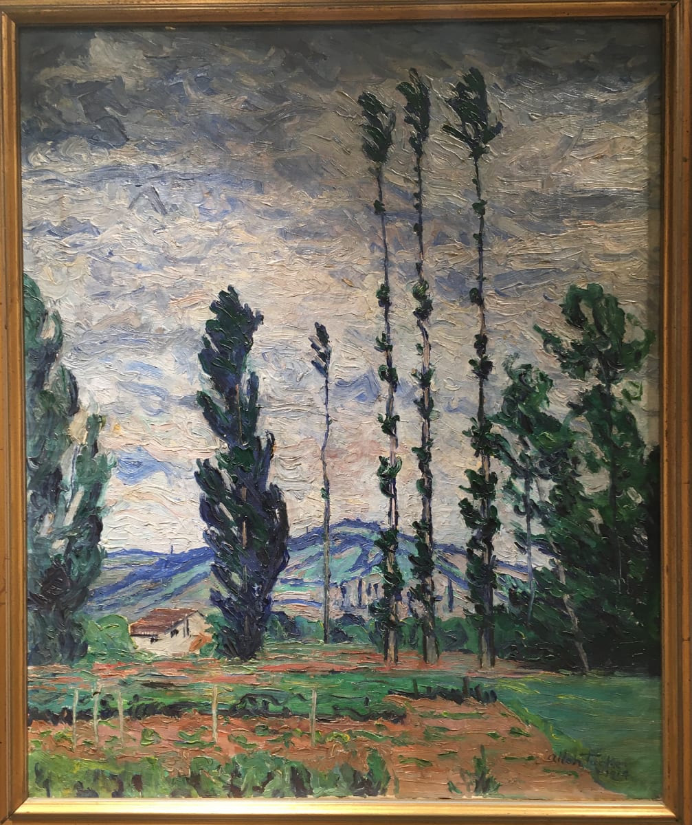 Landscape with Trees by Allen Tucker, Image 2.