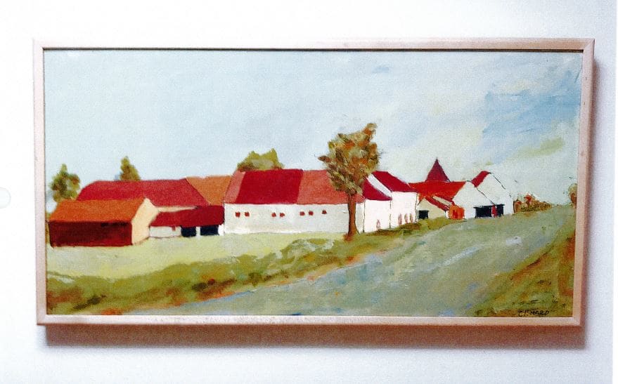 Farm Buildings by Ruth Clinard, Image 1.